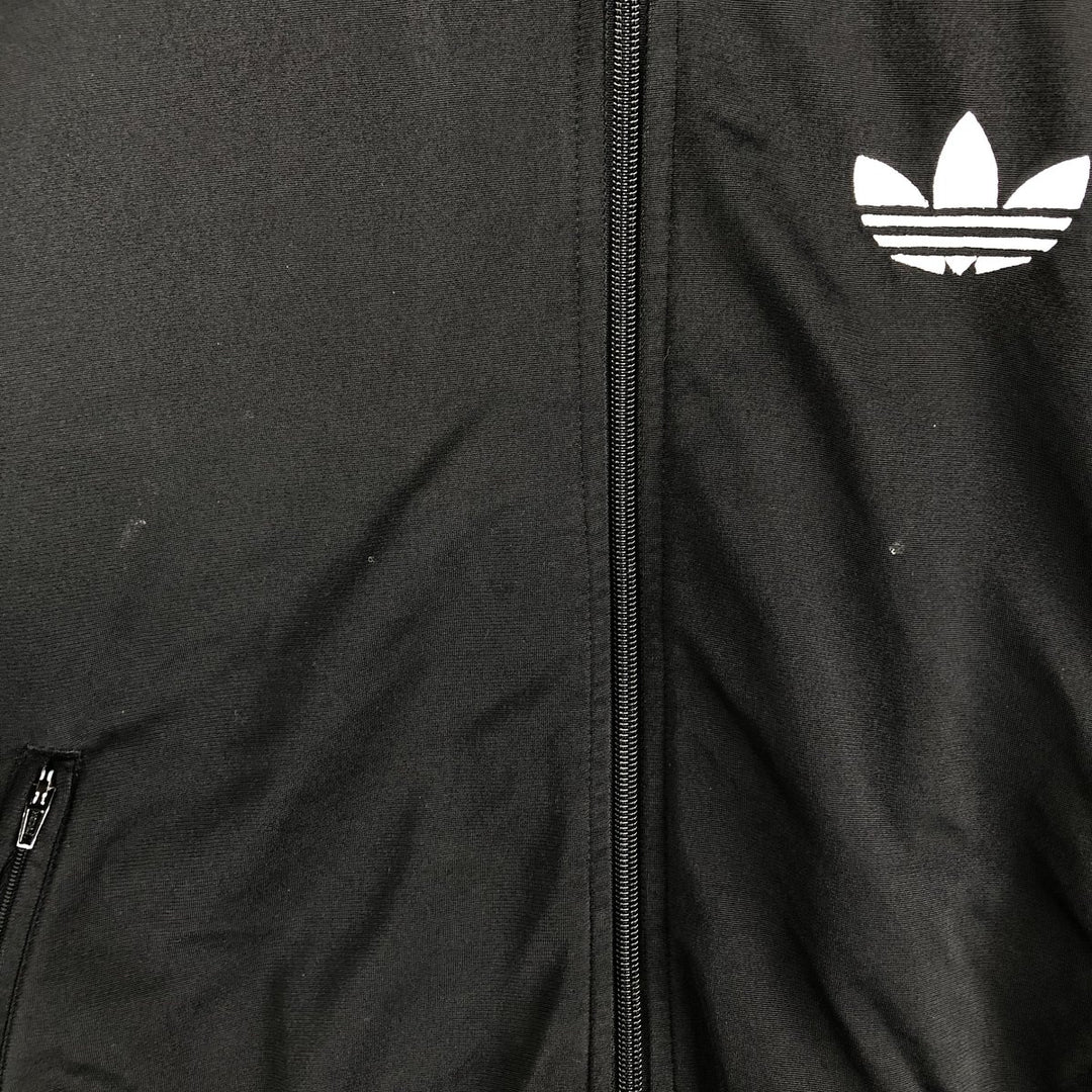 2000'S adidas Originals Jersey Track Jacket, Men's Size Small polyester black type Vintage Second Hand