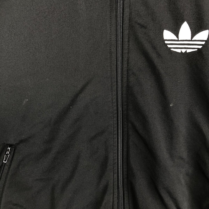 2000'S adidas Originals Jersey Track Jacket, Men's Size Small polyester black type Vintage Second Hand