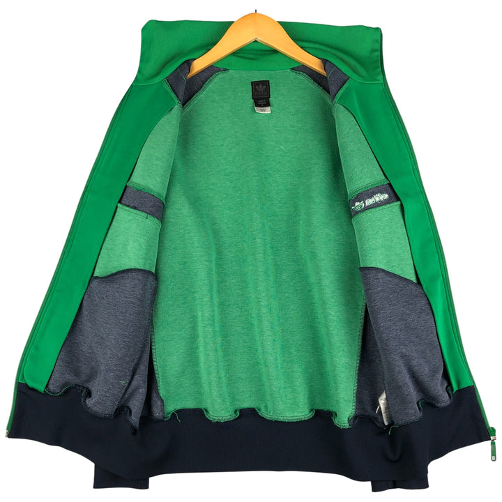 00'S adidas Originals Jersey Track Jacket Men's M polyester green type Vintage Second Hand