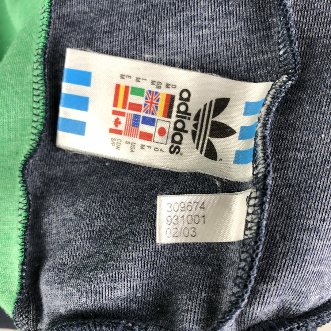 00'S adidas Originals Jersey Track Jacket Men's M polyester green type Vintage Second Hand