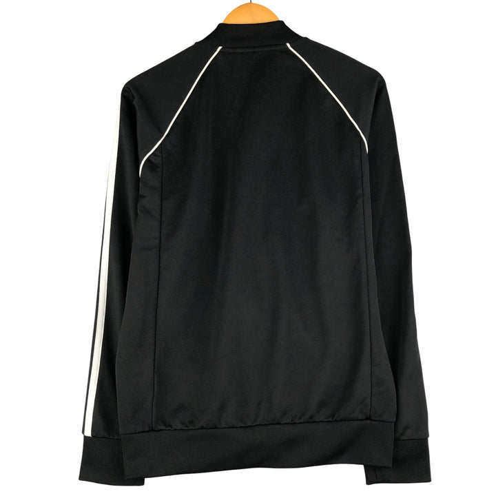 Adidas Originals Jersey Track Jacket Men's Size L polyester black type Vintage Second Hand