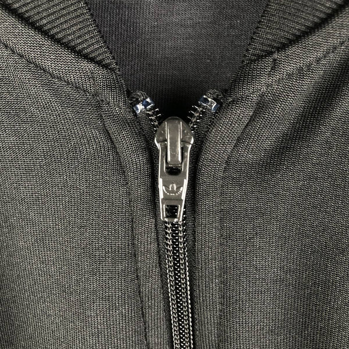 Adidas Originals Jersey Track Jacket Men's Size L polyester black type Vintage Second Hand