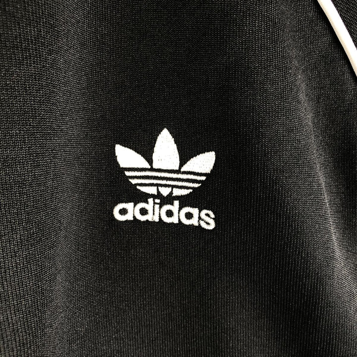 Adidas Originals Jersey Track Jacket Men's Size L polyester black type Vintage Second Hand
