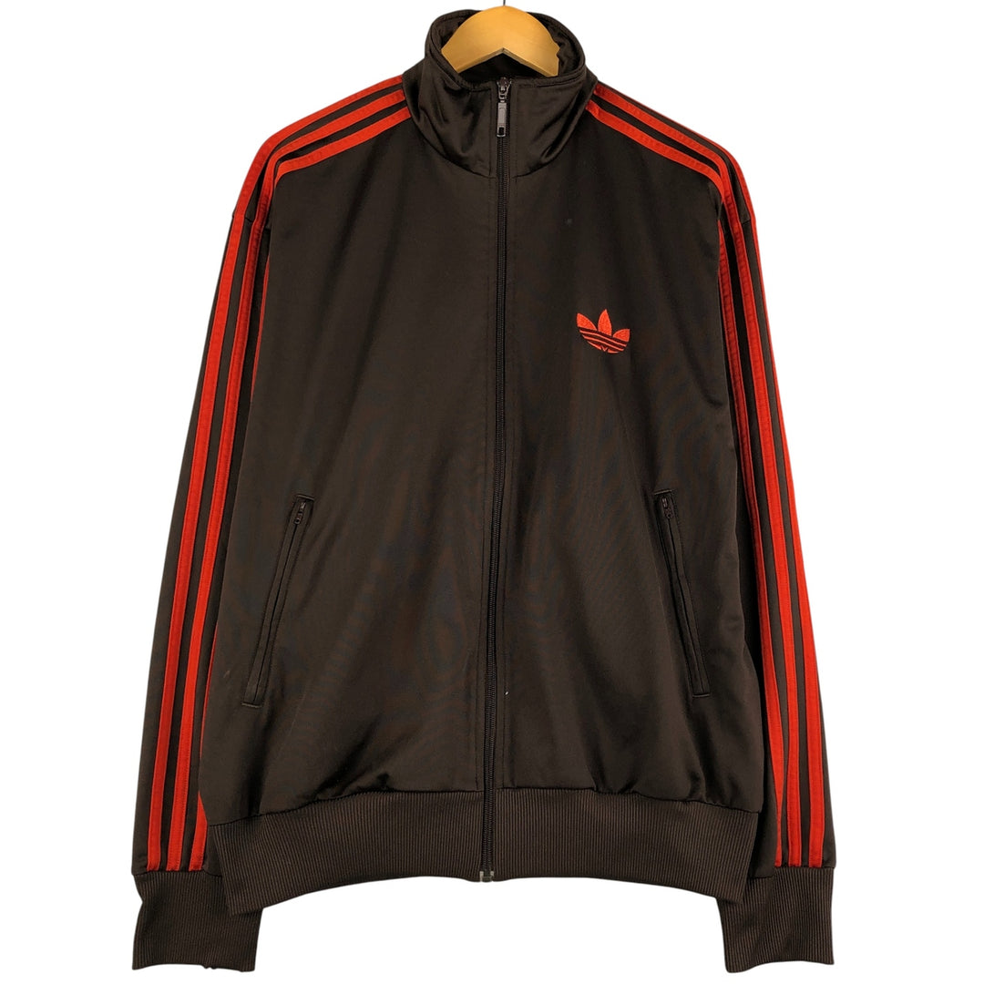 00'S adidas Originals Jersey Track Jacket Men's Size L polyester brown type Vintage Second Hand