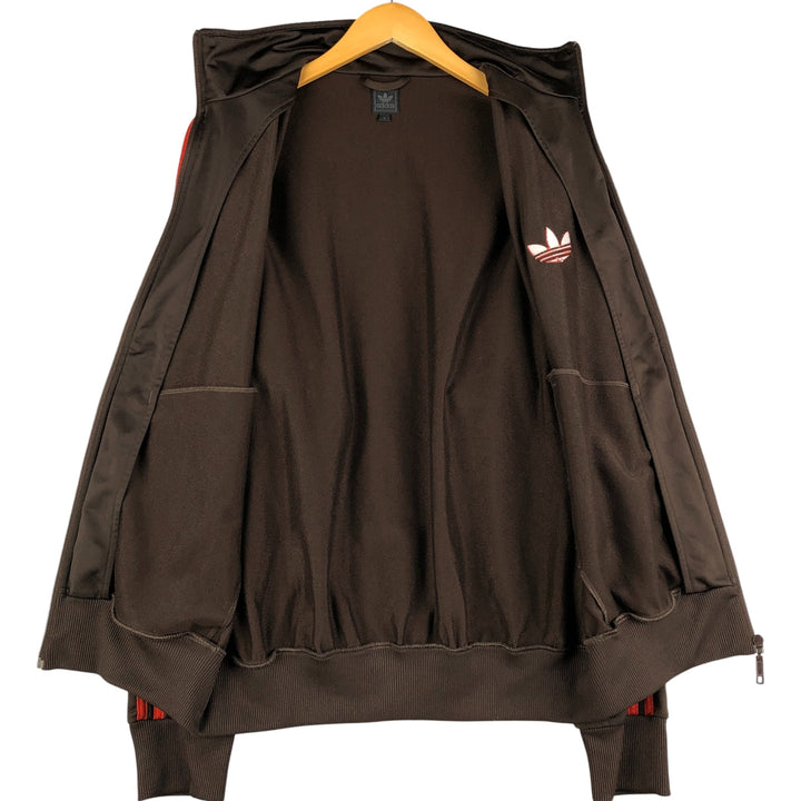 00'S adidas Originals Jersey Track Jacket Men's Size L polyester brown type Vintage Second Hand