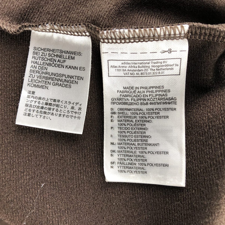 00'S adidas Originals Jersey Track Jacket Men's Size L polyester brown type Vintage Second Hand