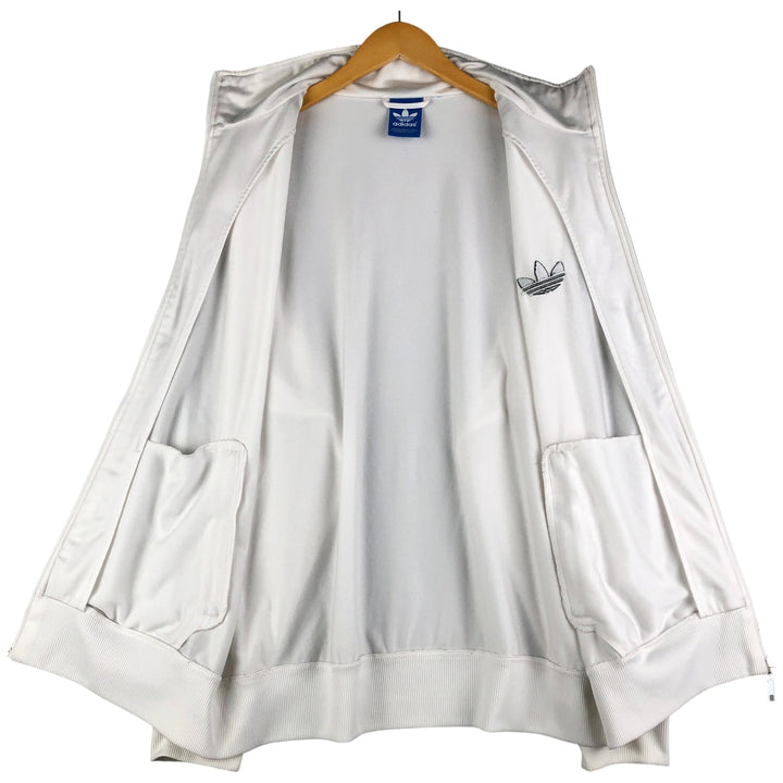 Adidas Originals Jersey Track Jacket, Men's XXL unclear white type Vintage Second Hand