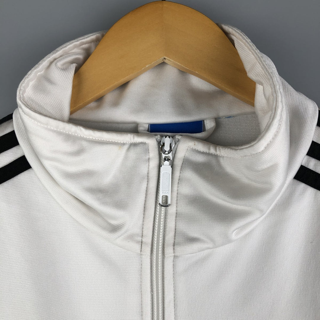 Adidas Originals Jersey Track Jacket, Men's XXL unclear white type Vintage Second Hand