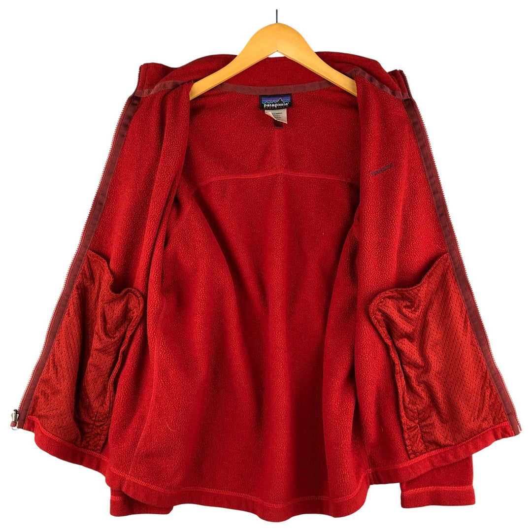 2000'S Patagonia Synchilla Fleece Jacket (25295S4), Made in USA, Men's Size Small polyester red type Vintage Second Hand