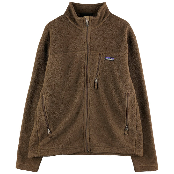 2000'S Patagonia Synchilla Fleece Jacket (25095), Men's Size L polyester brown type Vintage Second Hand