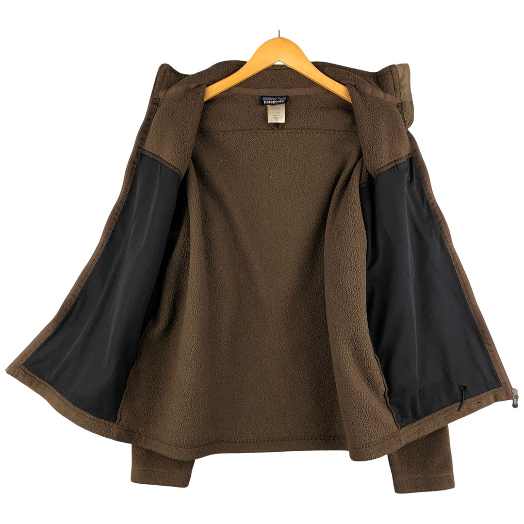 2000'S Patagonia Synchilla Fleece Jacket (25095), Men's Size L polyester brown type Vintage Second Hand