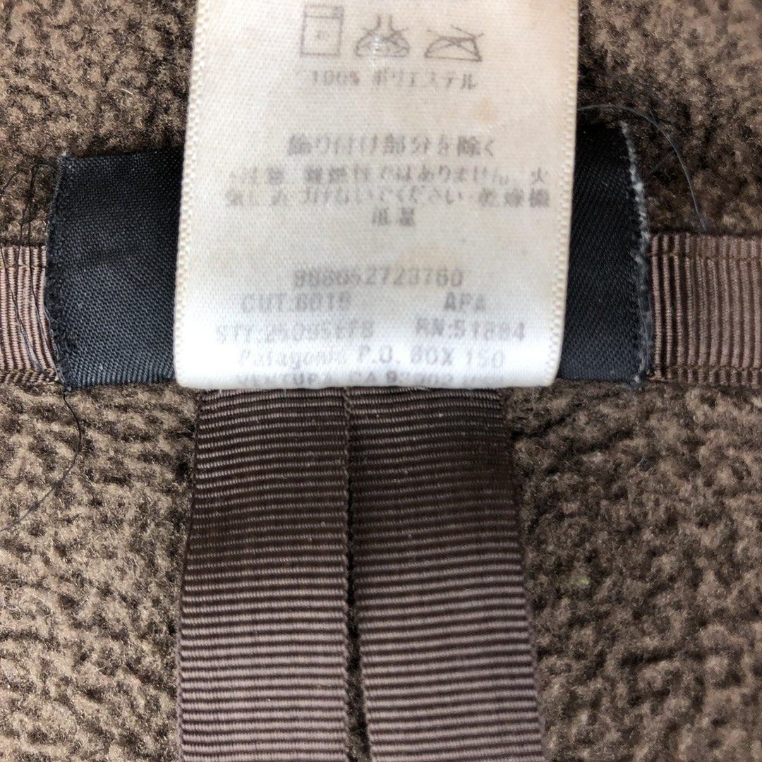 2000'S Patagonia Synchilla Fleece Jacket (25095), Men's Size L polyester brown type Vintage Second Hand