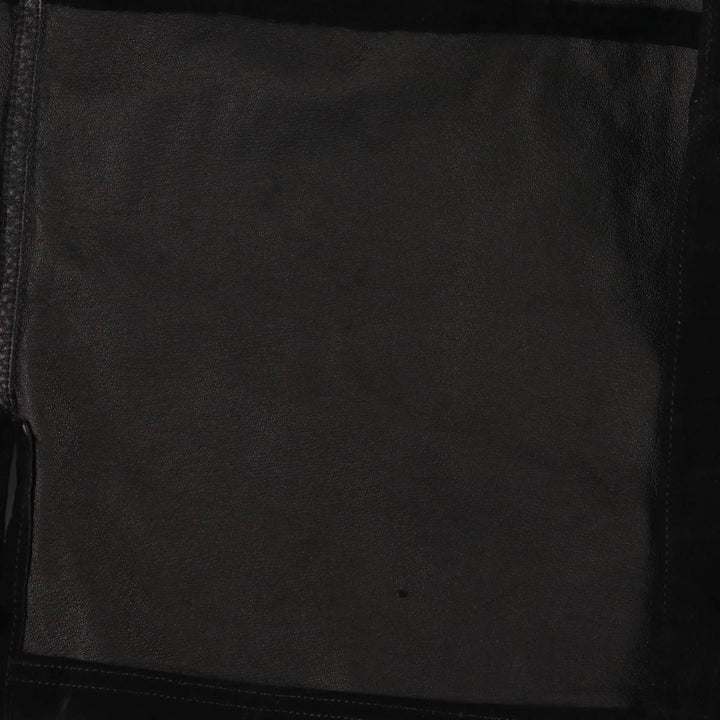 Ralph Lauren Lauren suede leather jacket, women's size L Genuine suede leather black type Vintage Second Hand