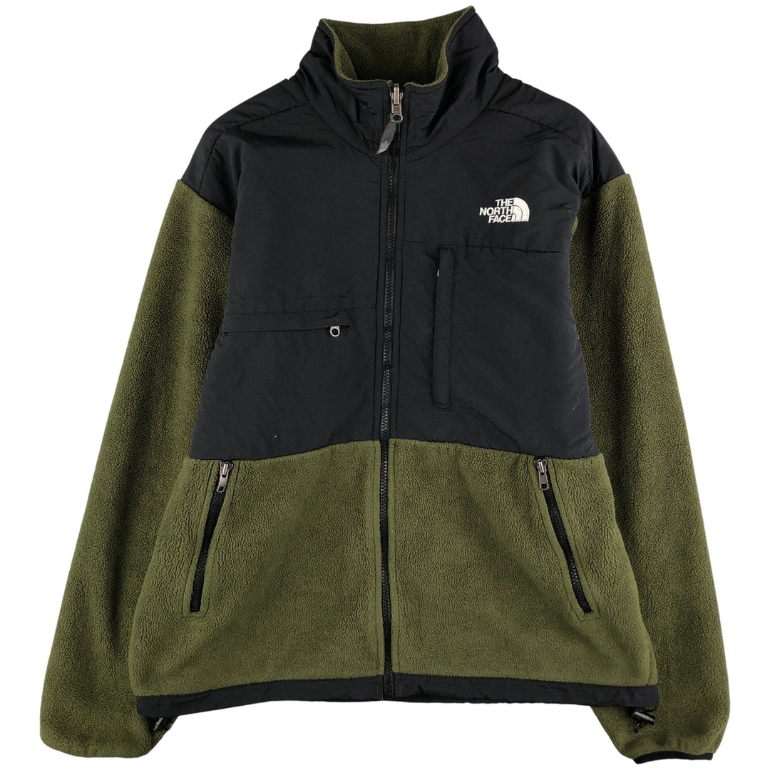 THE NORTH FACE Denali Jacket, Nylon x Fleece Jacket, Men's S Size polyester Khaki type Vintage Second Hand