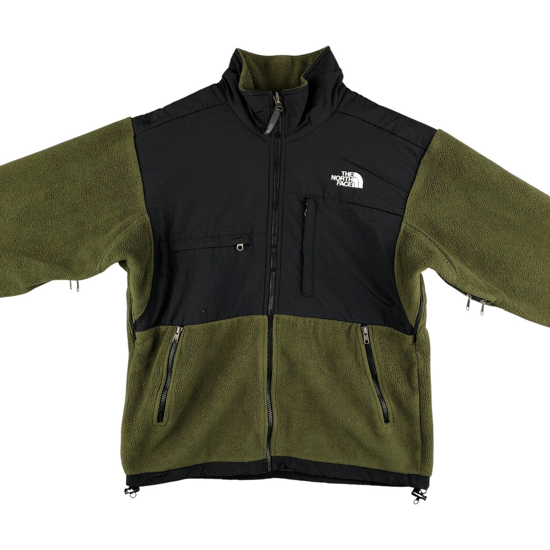 THE NORTH FACE Denali Jacket, Nylon x Fleece Jacket, Men's S Size polyester Khaki type Vintage Second Hand