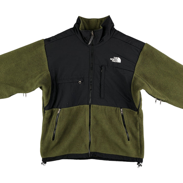 THE NORTH FACE Denali Jacket, Nylon x Fleece Jacket, Men's S Size polyester Khaki type Vintage Second Hand