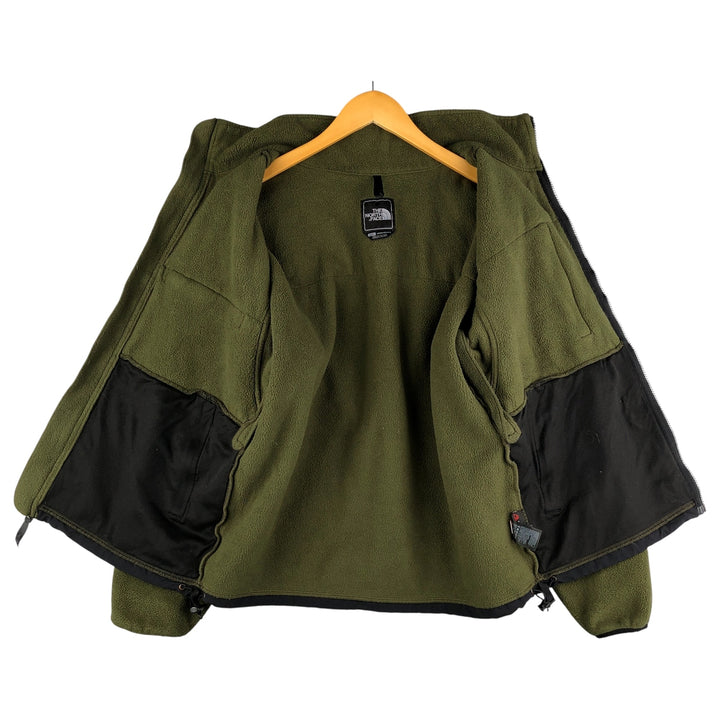 THE NORTH FACE Denali Jacket, Nylon x Fleece Jacket, Men's S Size polyester Khaki type Vintage Second Hand