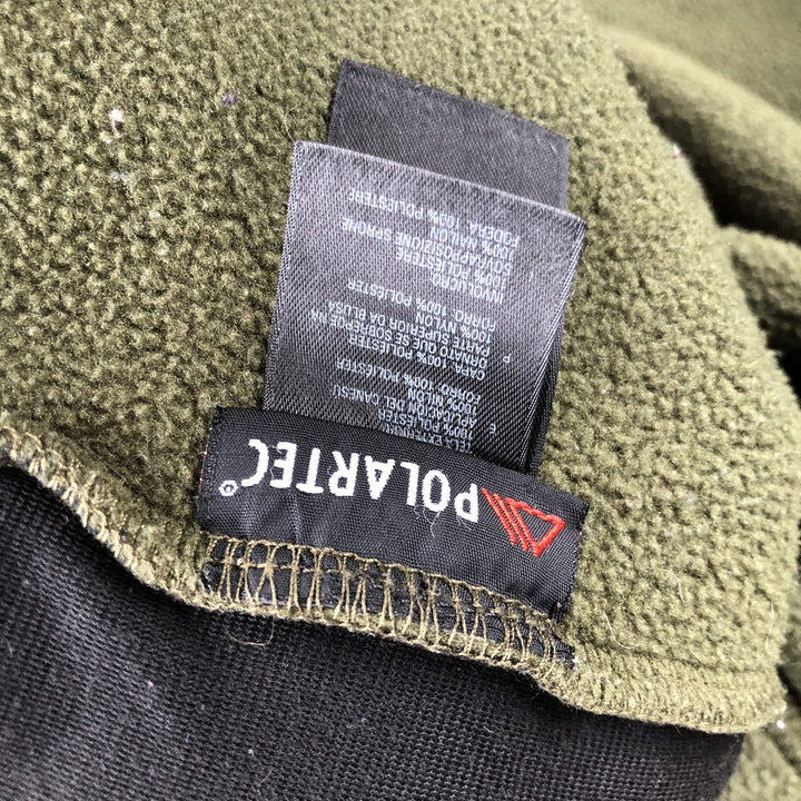 THE NORTH FACE Denali Jacket, Nylon x Fleece Jacket, Men's S Size polyester Khaki type Vintage Second Hand