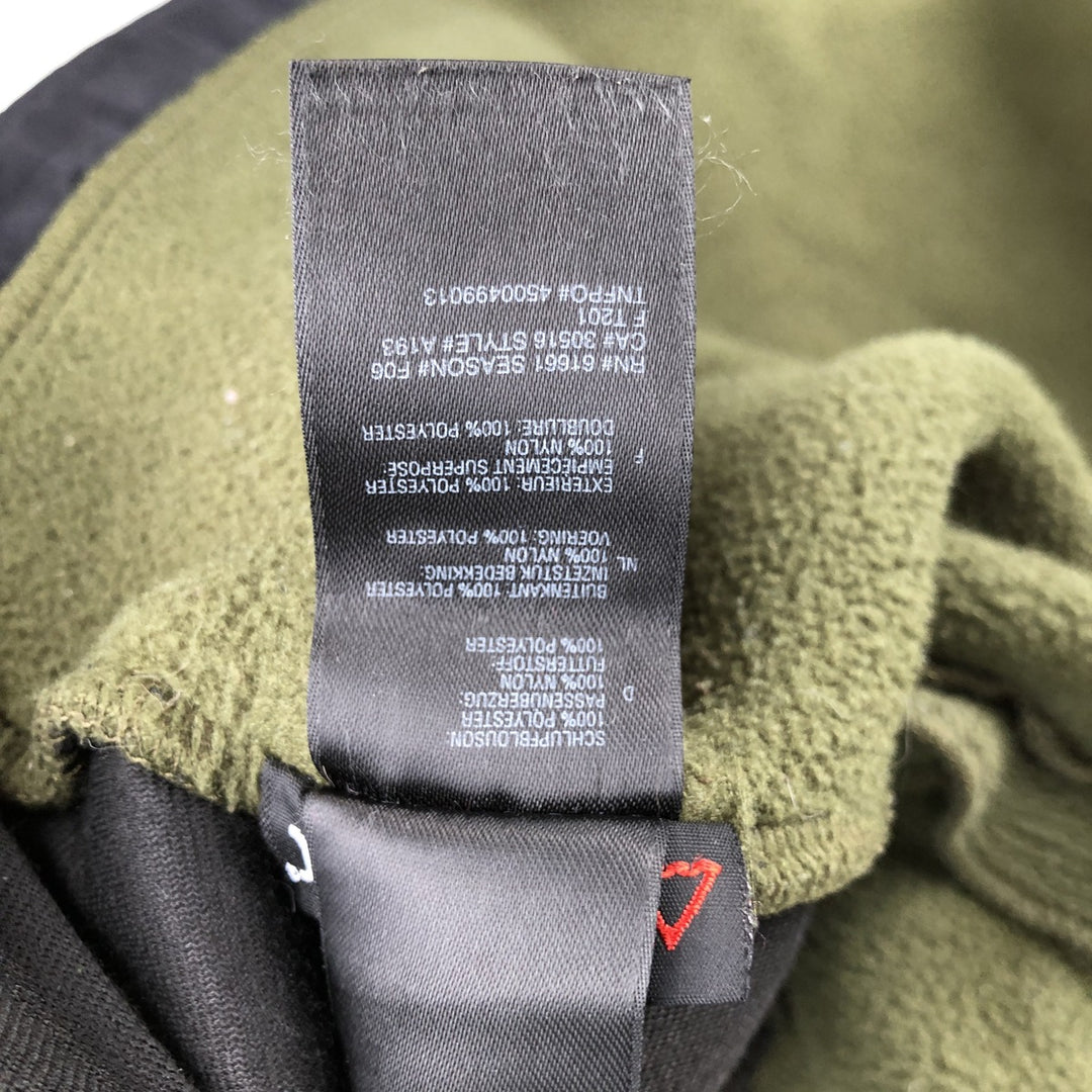 THE NORTH FACE Denali Jacket, Nylon x Fleece Jacket, Men's S Size polyester Khaki type Vintage Second Hand