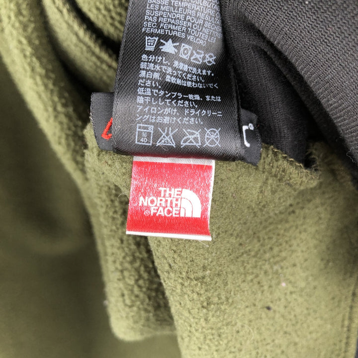 THE NORTH FACE Denali Jacket, Nylon x Fleece Jacket, Men's S Size polyester Khaki type Vintage Second Hand