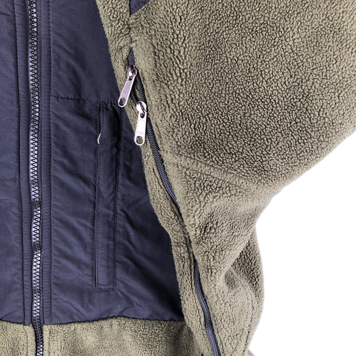 THE NORTH FACE Denali Jacket, Nylon x Fleece Jacket, Men's S Size polyester Khaki type Vintage Second Hand