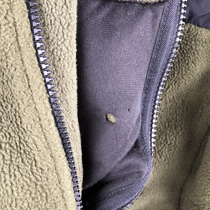 THE NORTH FACE Denali Jacket, Nylon x Fleece Jacket, Men's S Size polyester Khaki type Vintage Second Hand