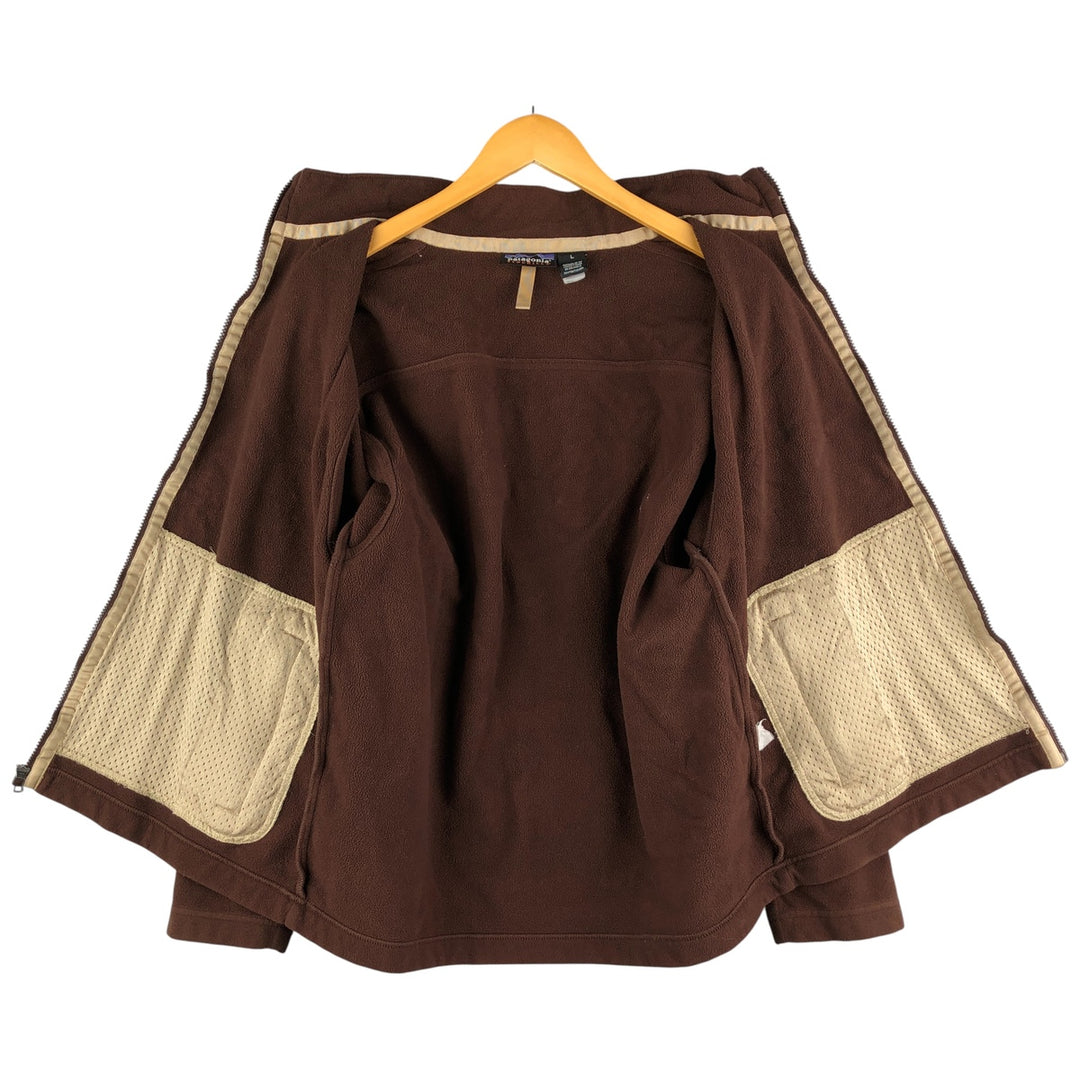 2000'S Patagonia Synchilla Fleece Jacket (26510FA02), Men's Size L unclear brown type Vintage Second Hand