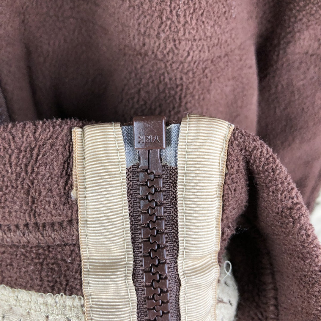 2000'S Patagonia Synchilla Fleece Jacket (26510FA02), Men's Size L unclear brown type Vintage Second Hand