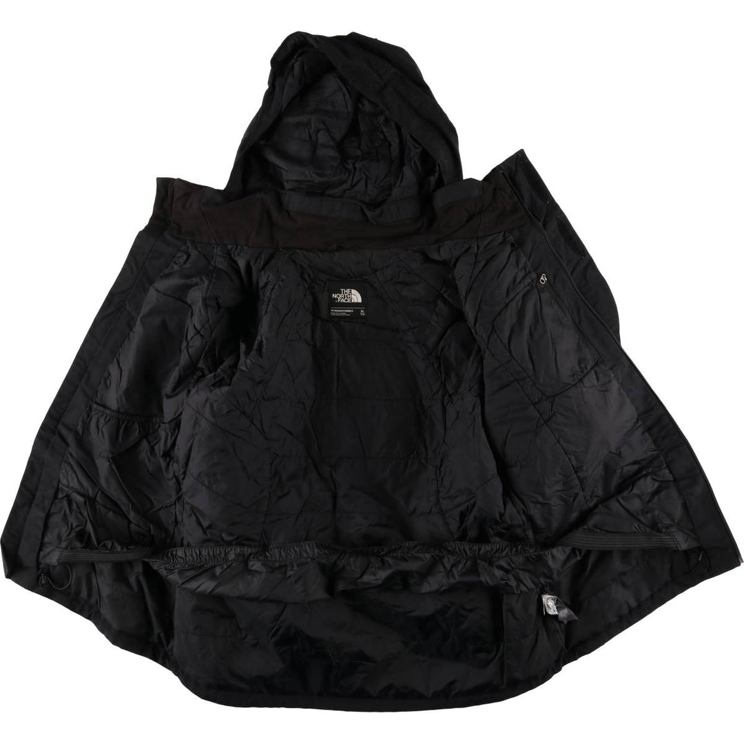 The North Face Hyvent Dot Pattern Padded Mountain Parka, Shell Jacket, Puffer Jacket, Women's XL polyester black type Vintage Second Hand