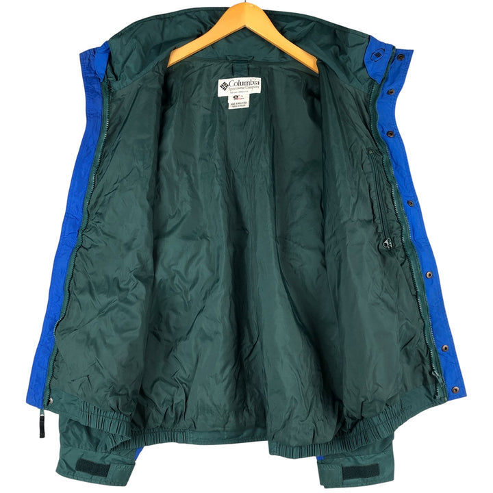 90s-00'S Vintage Columbia Bugaboo Mountain Jacket, Shell Jacket, Men's XL unclear green type Vintage Second Hand