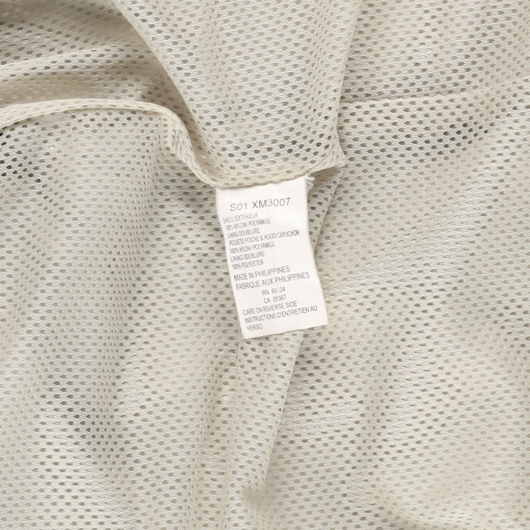 2000'S Columbia Mountain Parka Shell Jacket, Men's Size L Nylon ivory Vintage Second Hand