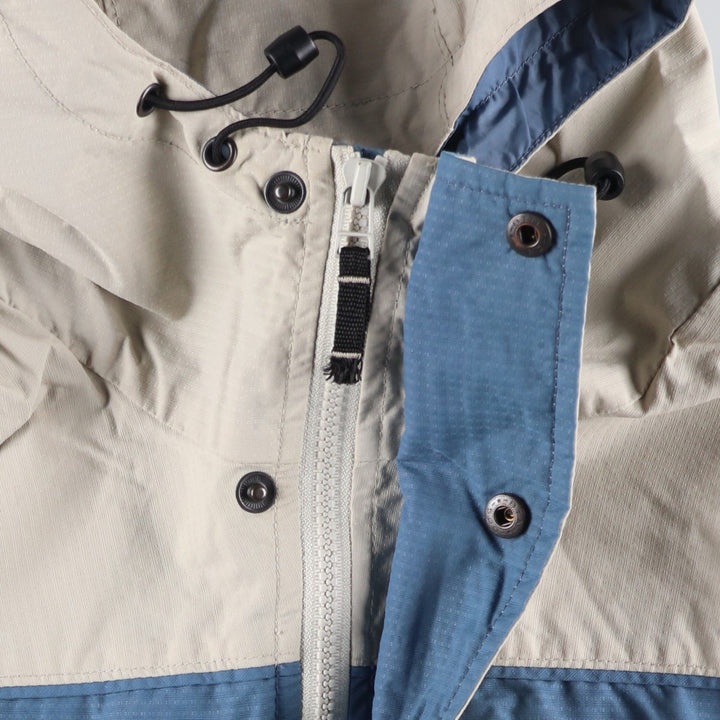 2000'S Columbia Mountain Parka Shell Jacket, Men's Size L Nylon ivory Vintage Second Hand