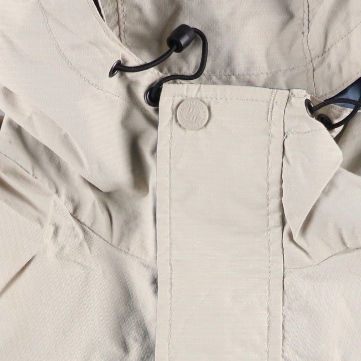 2000'S Columbia Mountain Parka Shell Jacket, Men's Size L Nylon ivory Vintage Second Hand