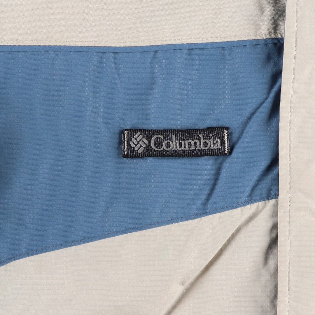 2000'S Columbia Mountain Parka Shell Jacket, Men's Size L Nylon ivory Vintage Second Hand