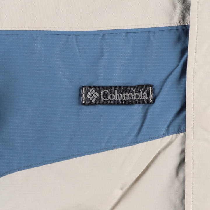 2000'S Columbia Mountain Parka Shell Jacket, Men's Size L Nylon ivory Vintage Second Hand