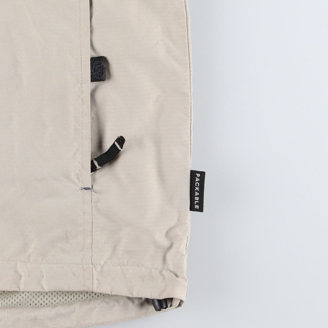 2000'S Columbia Mountain Parka Shell Jacket, Men's Size L Nylon ivory Vintage Second Hand