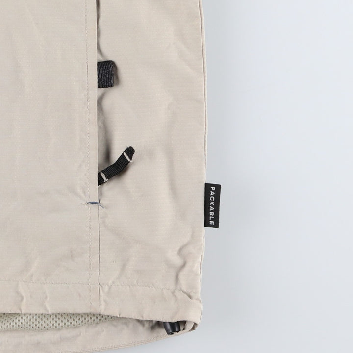 2000'S Columbia Mountain Parka Shell Jacket, Men's Size L Nylon ivory Vintage Second Hand