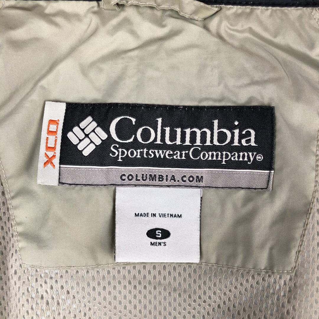 2000'S Columbia XCO Nylon Jacket, Men's Size Small Nylon Khaki type beige Vintage Second Hand