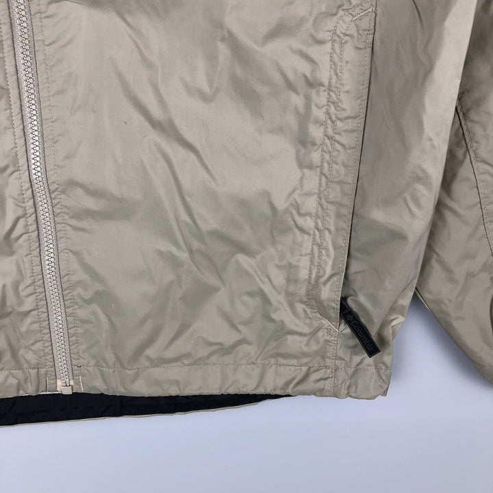 2000'S Columbia XCO Nylon Jacket, Men's Size Small Nylon Khaki type beige Vintage Second Hand