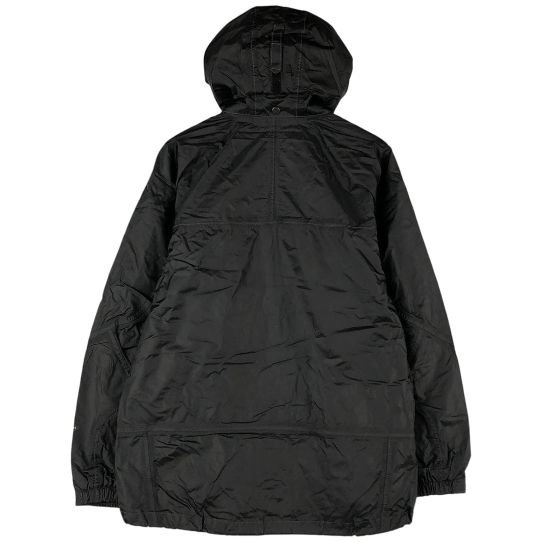 Columbia OMNI-TECH PACKABLE Mountain Parka Shell Jacket, Men's Size Medium Nylon black type Vintage Second Hand