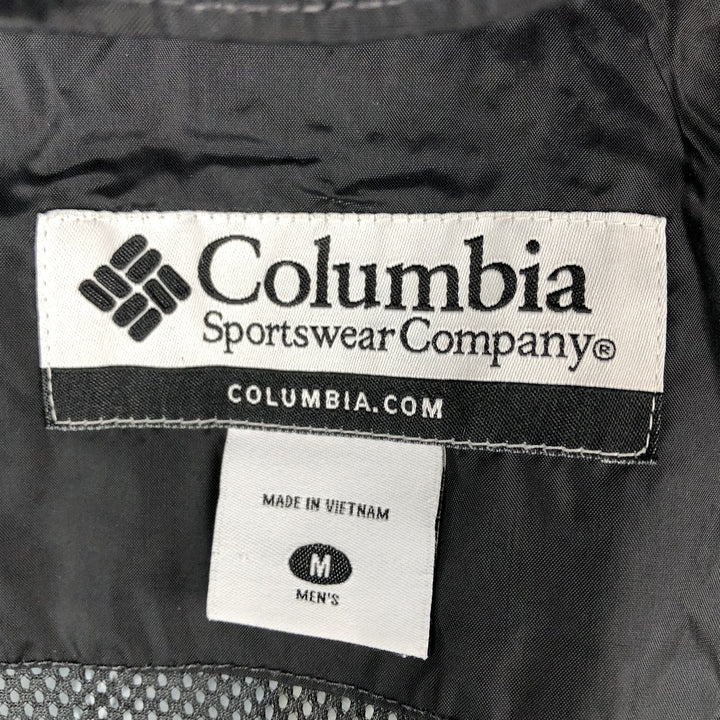 Columbia OMNI-TECH PACKABLE Mountain Parka Shell Jacket, Men's Size Medium Nylon black type Vintage Second Hand