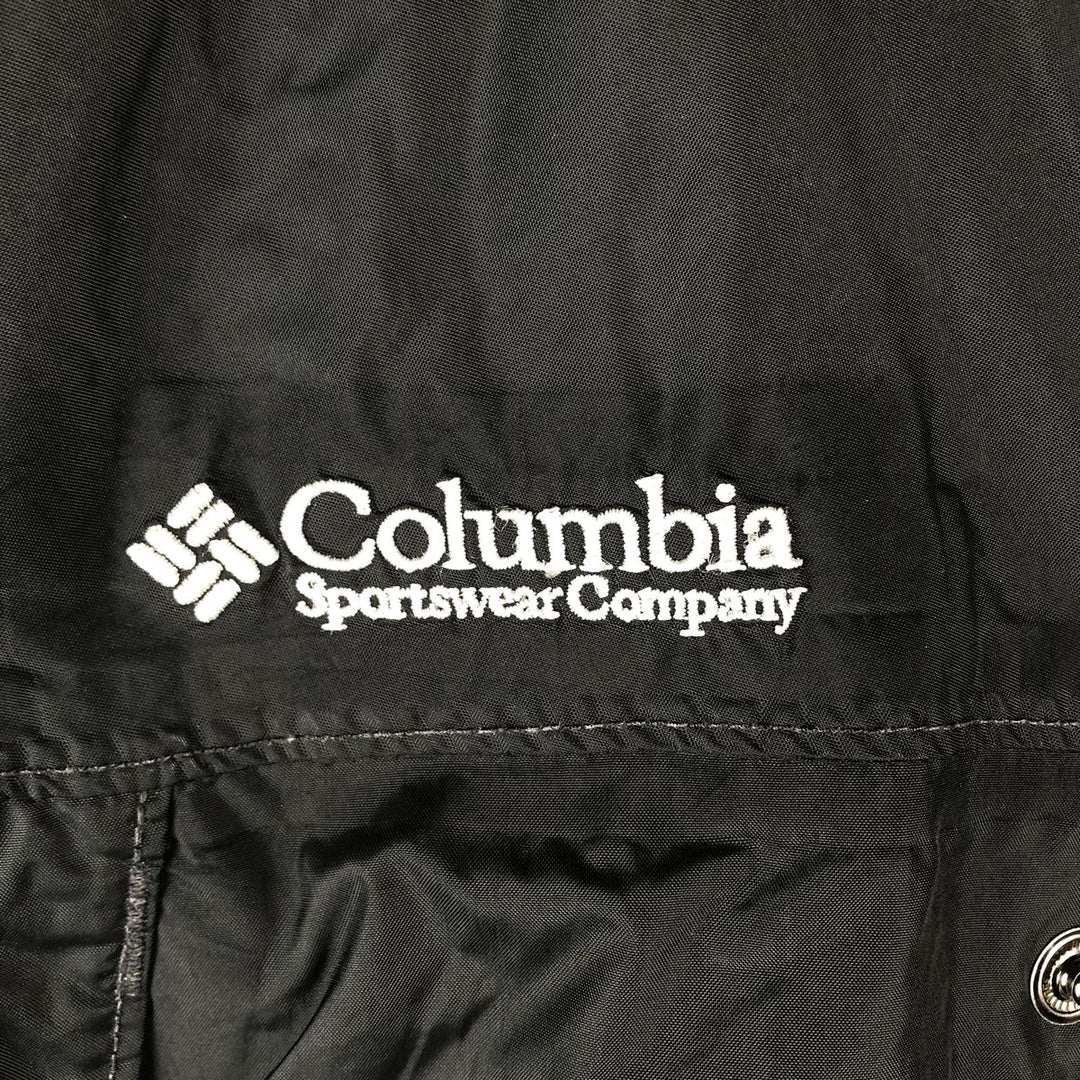 Columbia OMNI-TECH PACKABLE Mountain Parka Shell Jacket, Men's Size Medium Nylon black type Vintage Second Hand