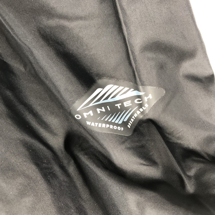 Columbia OMNI-TECH PACKABLE Mountain Parka Shell Jacket, Men's Size Medium Nylon black type Vintage Second Hand