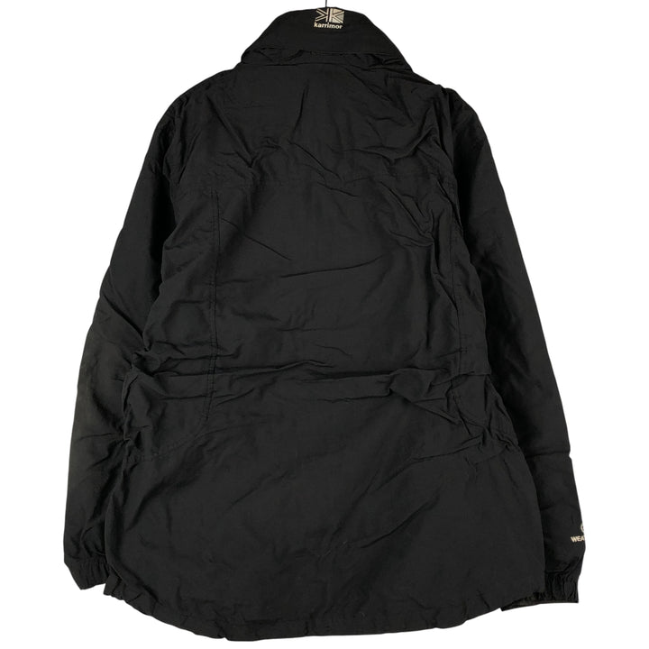 Karrimor WEATHERTITE Mountain Jacket, Shell Jacket, Men's Size L Nylon black type Vintage Second Hand