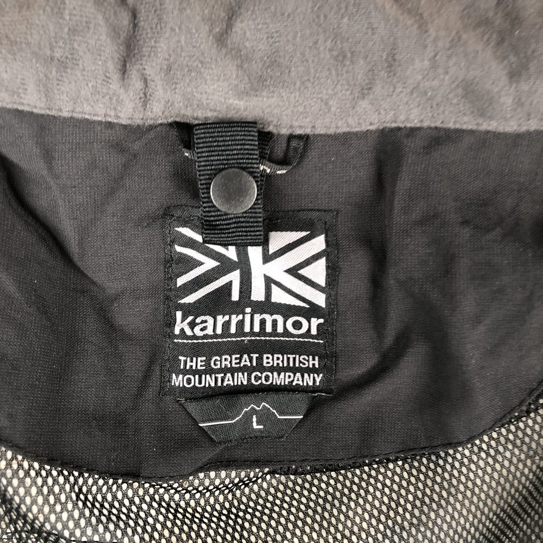 Karrimor WEATHERTITE Mountain Jacket, Shell Jacket, Men's Size L Nylon black type Vintage Second Hand