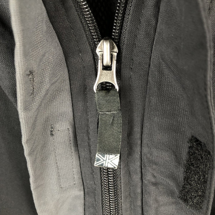 Karrimor WEATHERTITE Mountain Jacket, Shell Jacket, Men's Size L Nylon black type Vintage Second Hand