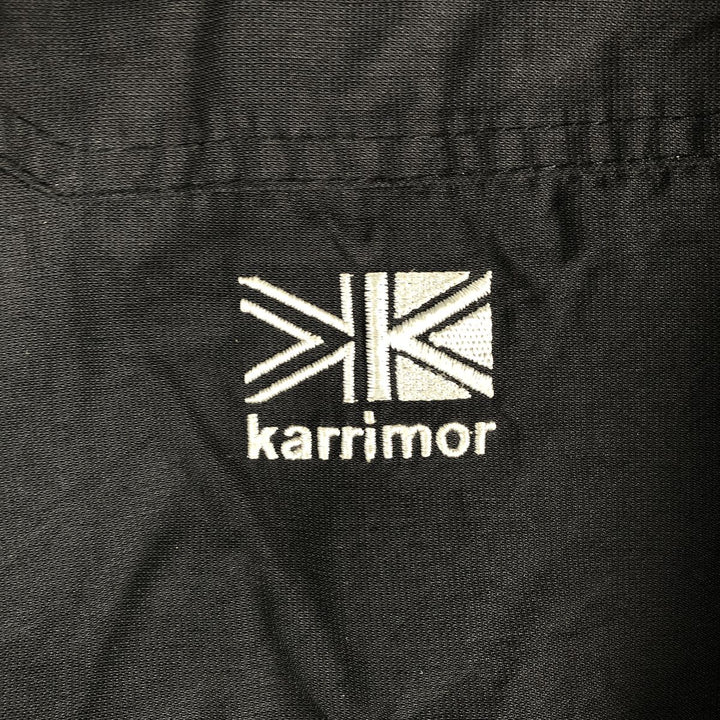 Karrimor WEATHERTITE Mountain Jacket, Shell Jacket, Men's Size L Nylon black type Vintage Second Hand
