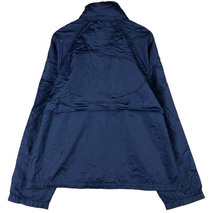 Vintage 80s-90'S Eddie Bauer black tag ripstop nylon jacket, men's size XL Nylon navy blue type Vintage Second Hand