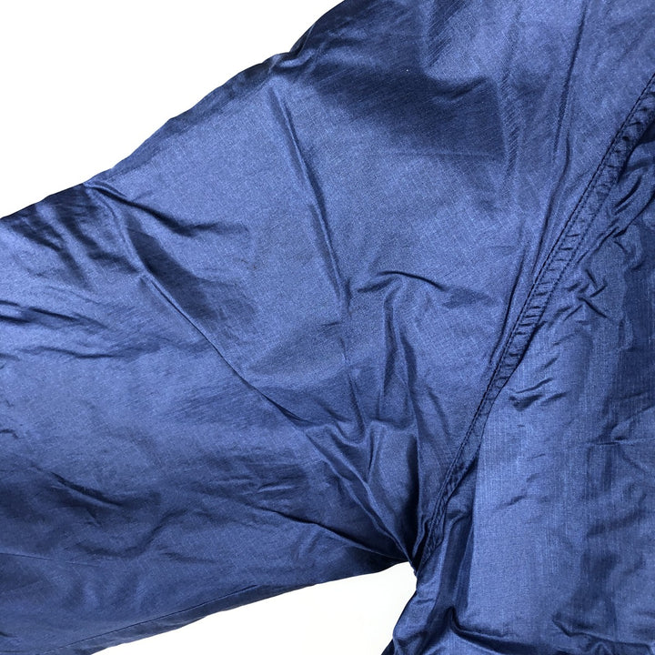 Vintage 80s-90'S Eddie Bauer black tag ripstop nylon jacket, men's size XL Nylon navy blue type Vintage Second Hand