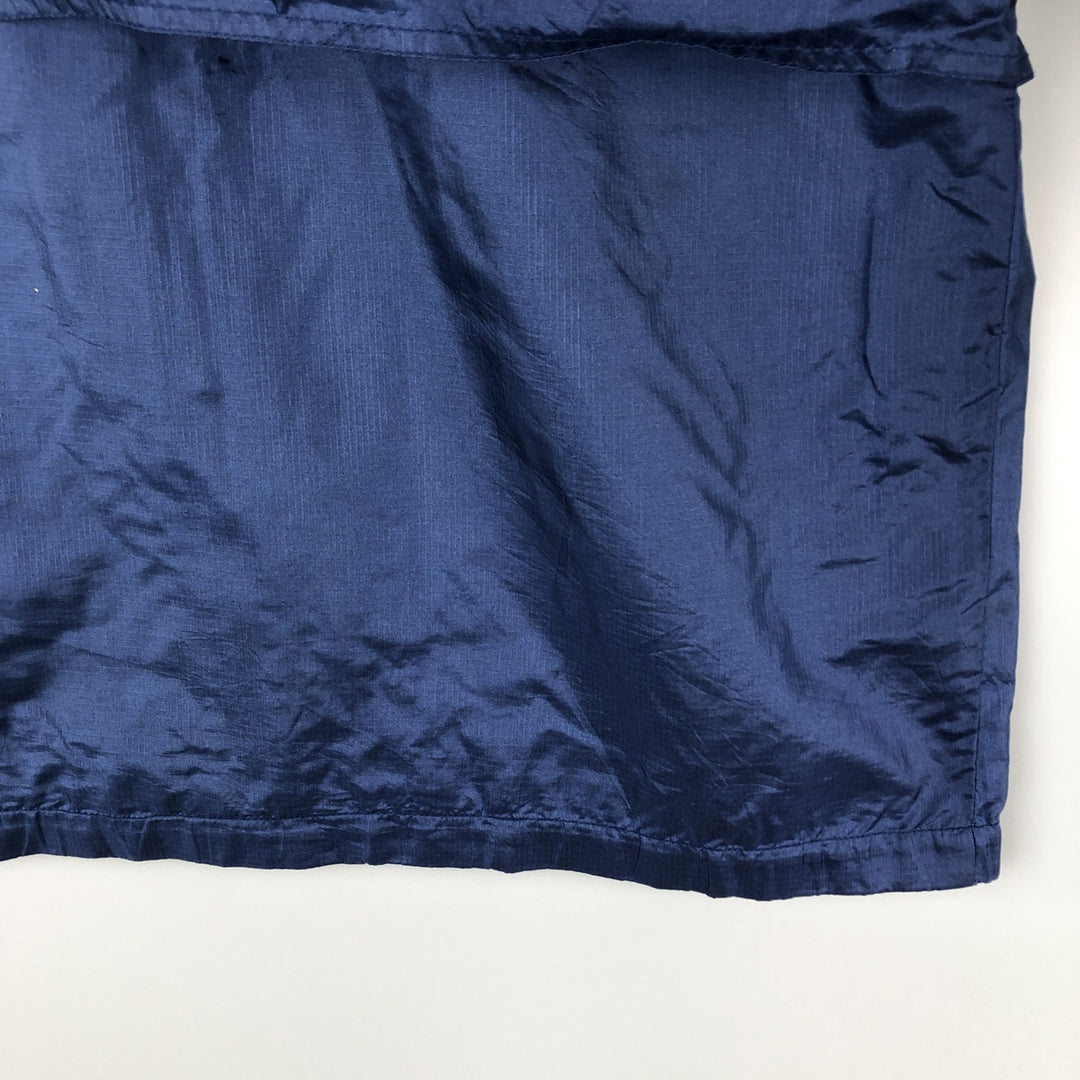 Vintage 80s-90'S Eddie Bauer black tag ripstop nylon jacket, men's size XL Nylon navy blue type Vintage Second Hand